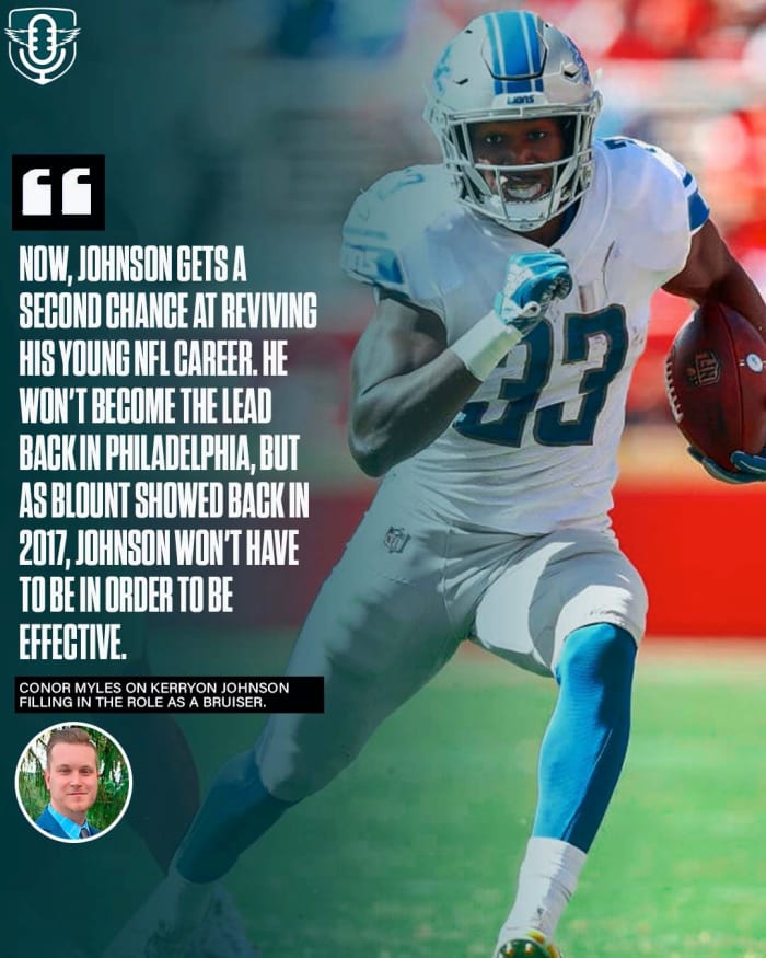 Kerryon Johnson could fill a role the Eagles have been searching for since LeGarrette Blount